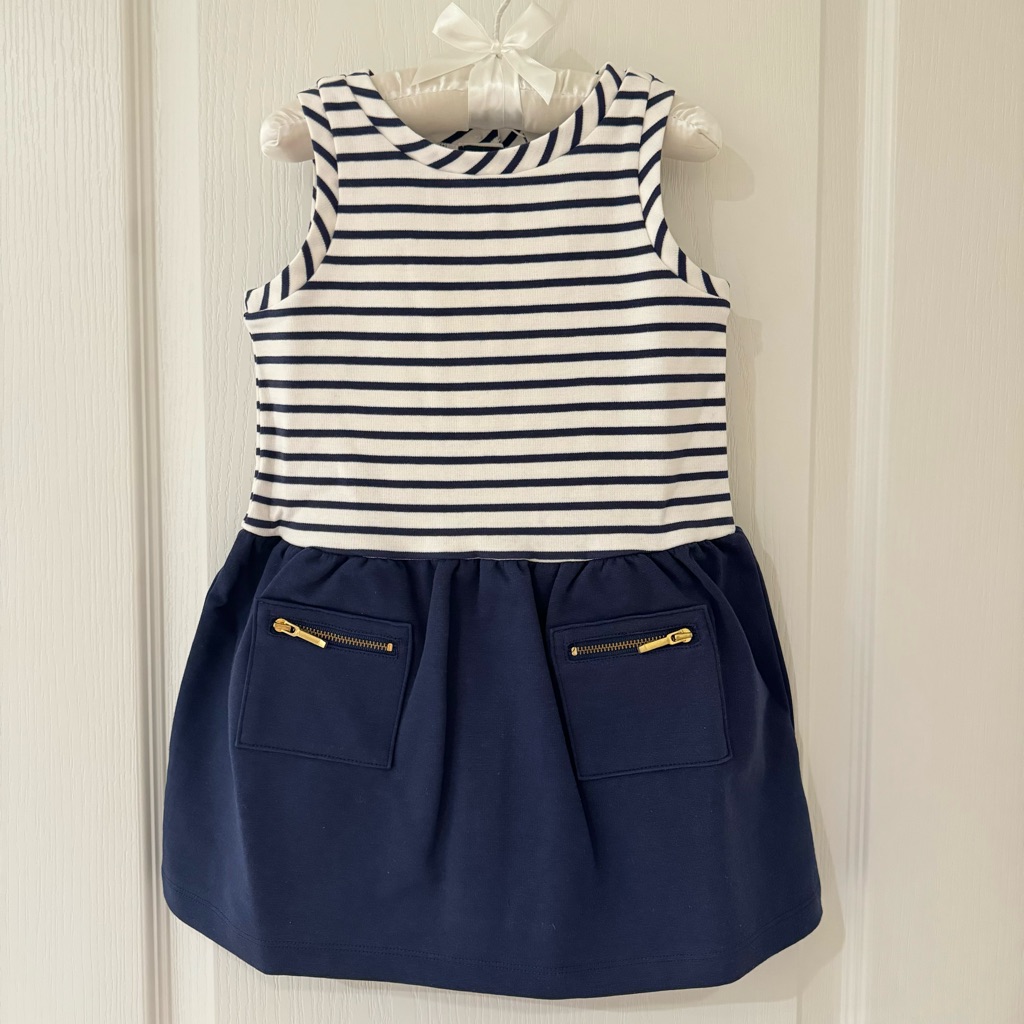 Janie And Jack  Merchant Marine Striped Dress  Size 2t